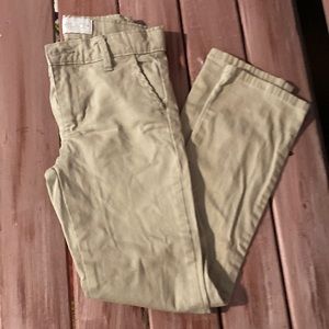 Girls khaki pants